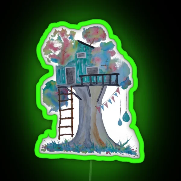 Treehouse RGB Neon Sign