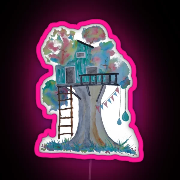 Treehouse RGB Neon Sign