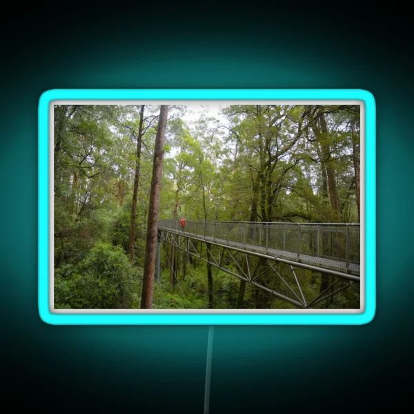 Treetops Walkway In Rainforest RGB Neon Sign