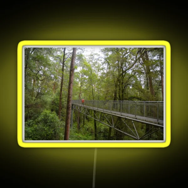 Treetops Walkway In Rainforest RGB Neon Sign