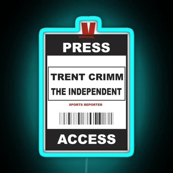 Trent Crimm Badge RGB Neon Sign