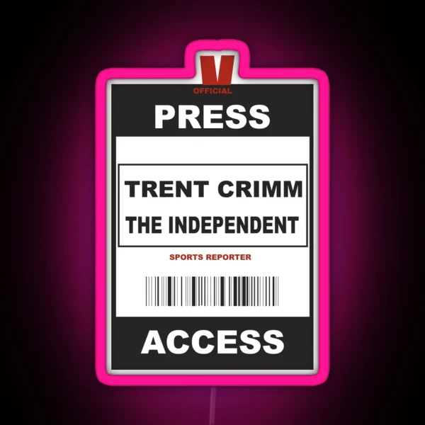 Trent Crimm Badge RGB Neon Sign