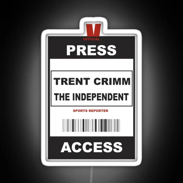 Trent Crimm Badge RGB Neon Sign
