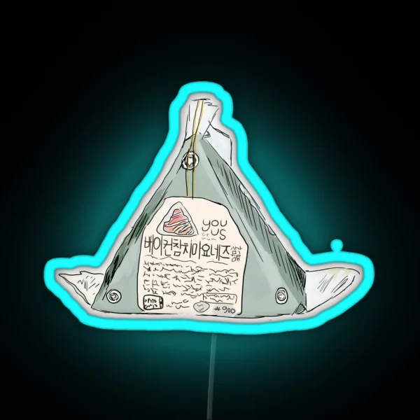 Triangle Kimbap RGB Neon Sign