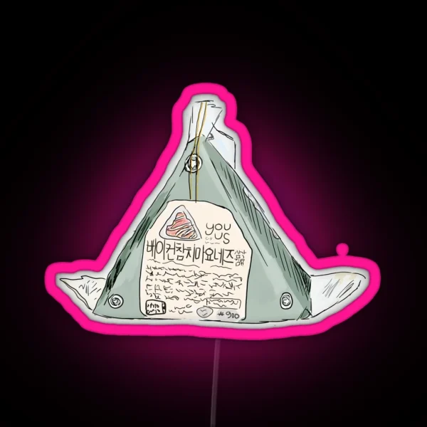 Triangle Kimbap RGB Neon Sign