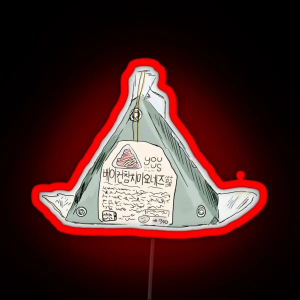 Triangle Kimbap RGB Neon Sign