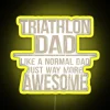Dad balances being a triathlete and father, embracing the challenges of both roles with enthusiasm.
