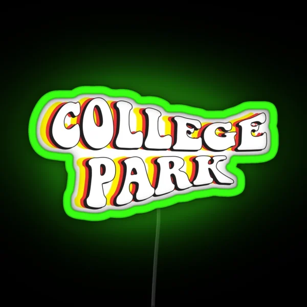 Triple Colly P RGB Neon Sign