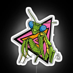 Trippy Mantis RGB Neon Sign