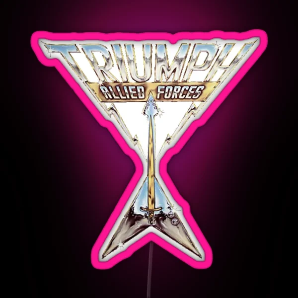 Triumph Allied Ces Personalized Led Trendy Hoodie Led RGB Neon Sign