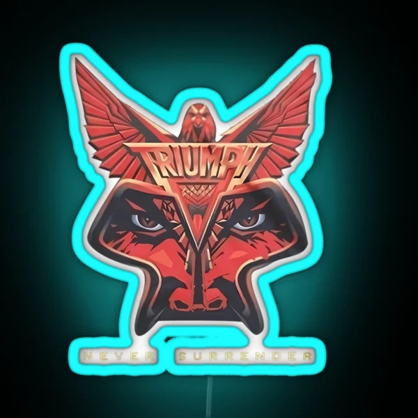 Triumph Band Never Surender RGB Neon Sign