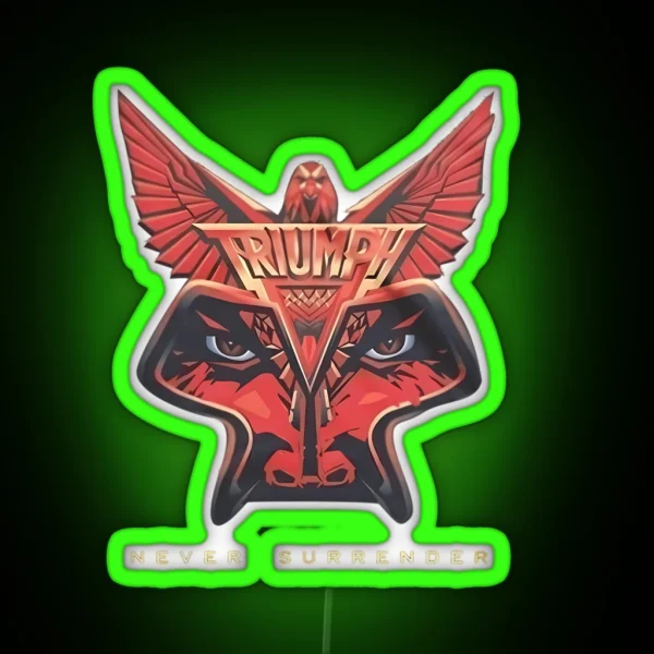 Triumph Band Never Surender RGB Neon Sign