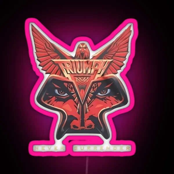 Triumph Band Never Surender RGB Neon Sign