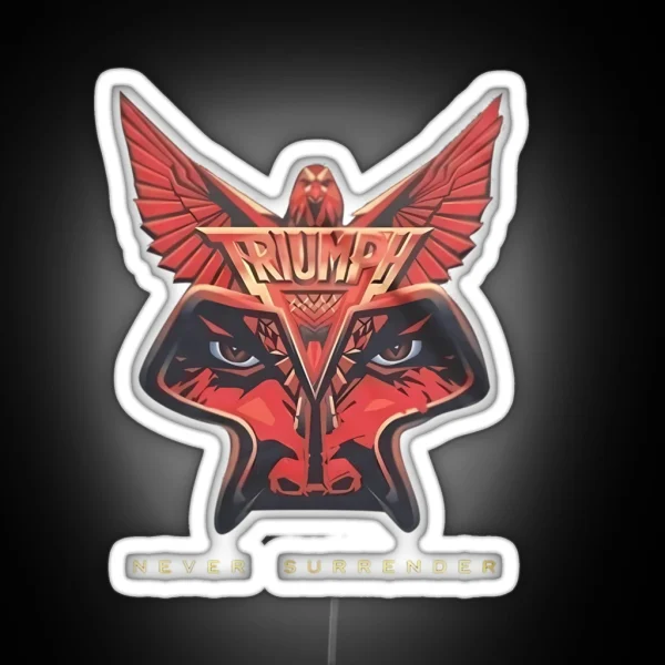 Triumph Band Never Surender RGB Neon Sign