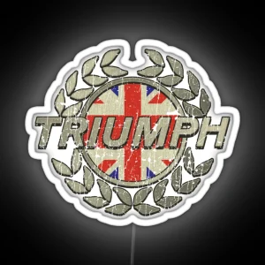 Triumph Motor Company Classic RGB Neon Sign