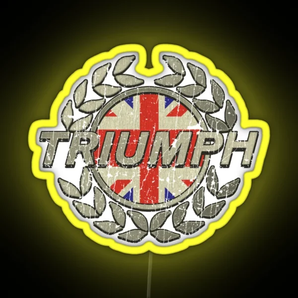 Triumph Motor Company Classic RGB Neon Sign