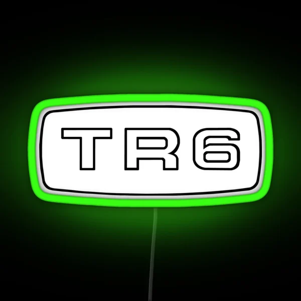 Triumph TR6 Emblem RGB Neon Sign