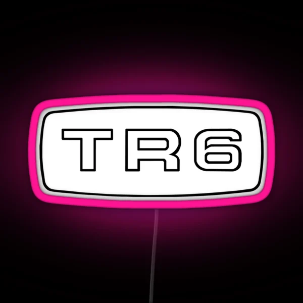 Triumph TR6 Emblem RGB Neon Sign