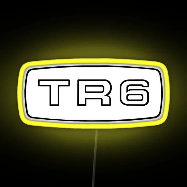 Triumph TR6 Emblem RGB Neon Sign