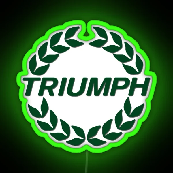 Triumph Wreath RGB Neon Sign