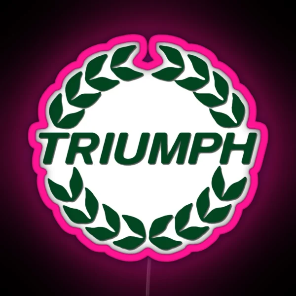 Triumph Wreath RGB Neon Sign