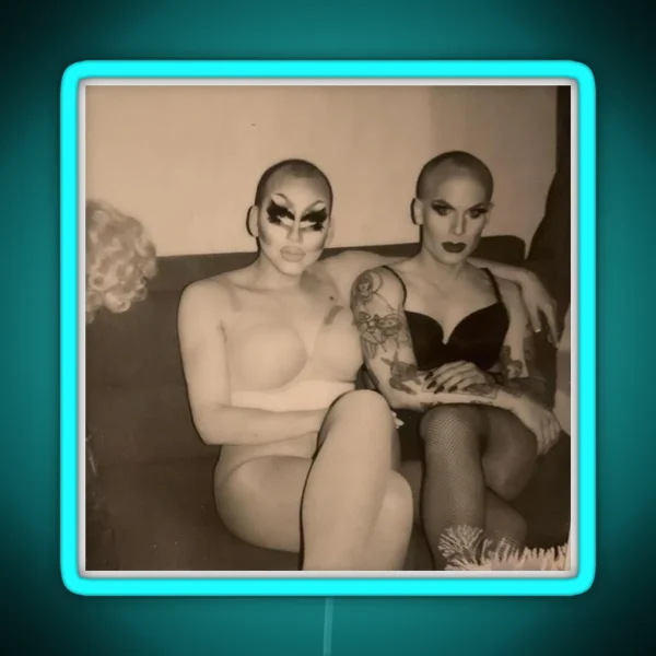 Trixie And Katya Behind The Scenes RGB Neon Sign