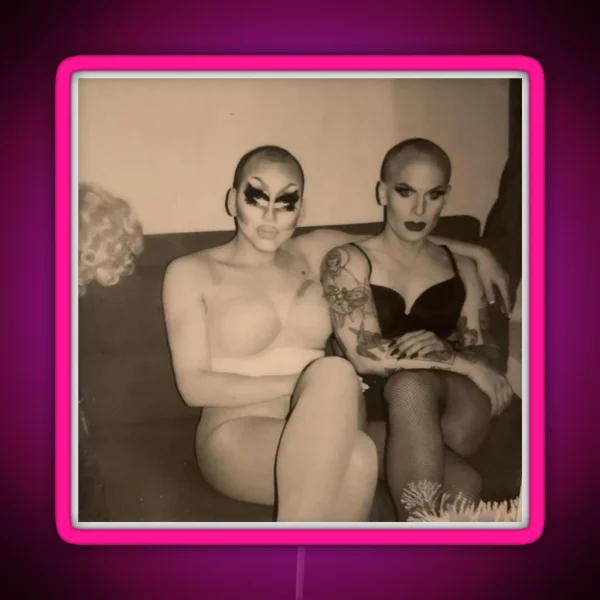 Trixie And Katya Behind The Scenes RGB Neon Sign