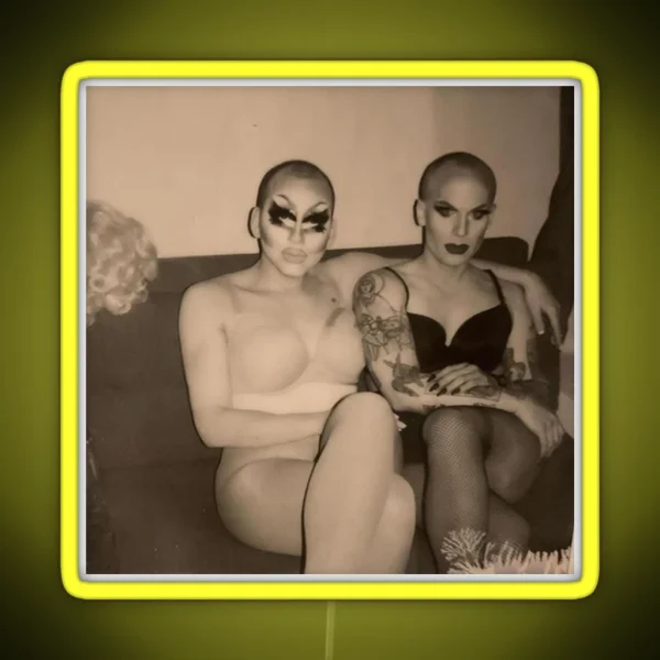 Trixie And Katya Behind The Scenes RGB Neon Sign