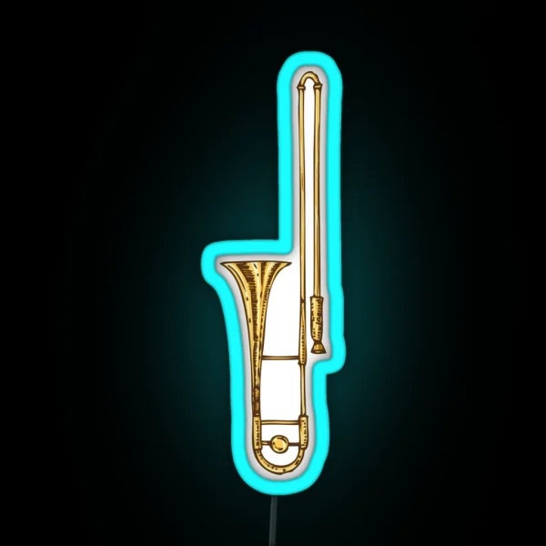 Trombone RGB Neon Sign