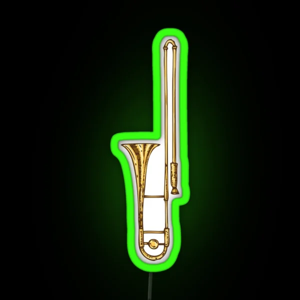 Trombone RGB Neon Sign