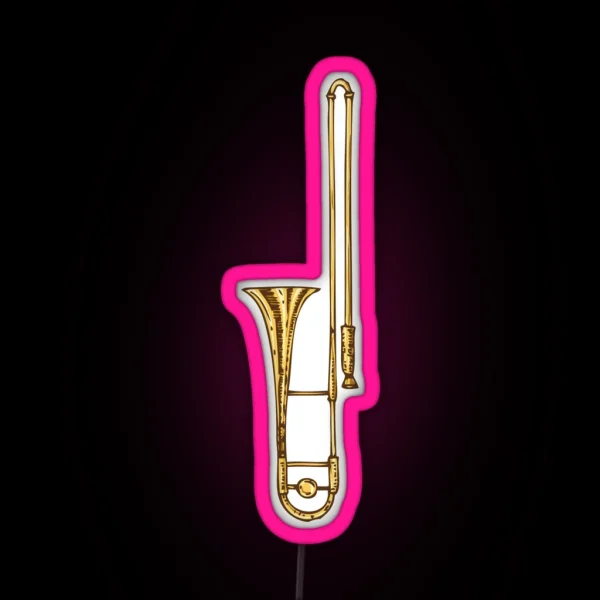 Trombone RGB Neon Sign