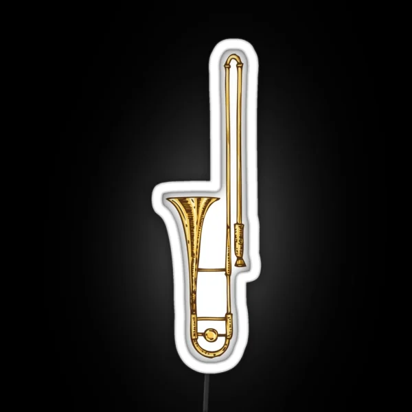 Trombone RGB Neon Sign