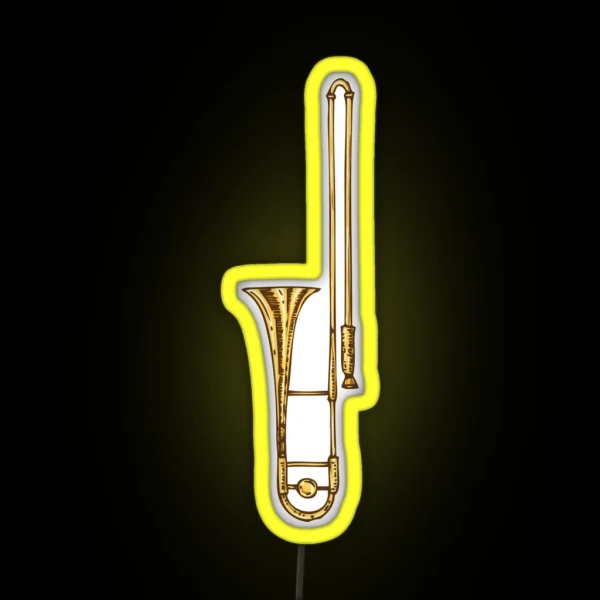 Trombone RGB Neon Sign