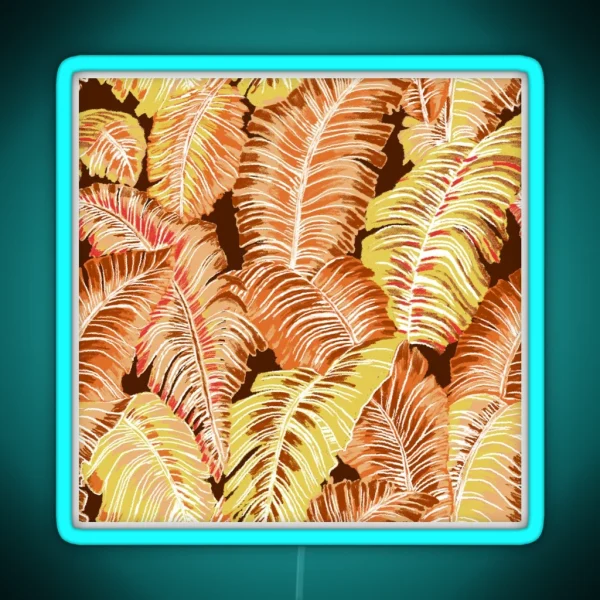 Tropical Forest Fall RGB Neon Sign