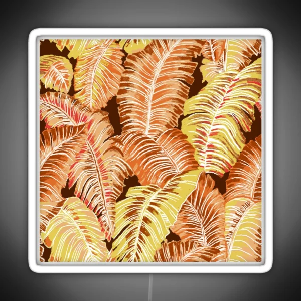 Tropical Forest Fall RGB Neon Sign
