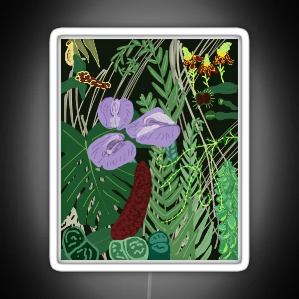 Tropical Plants IYKYK RGB Neon Sign