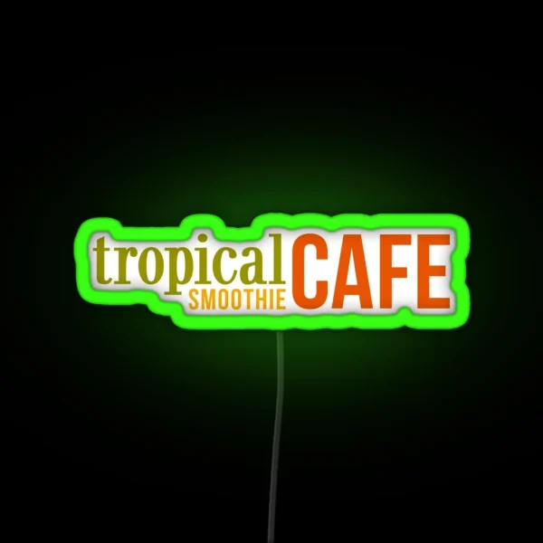 Tropical Smoothie RGB Neon Sign