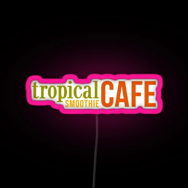 Tropical Smoothie RGB Neon Sign