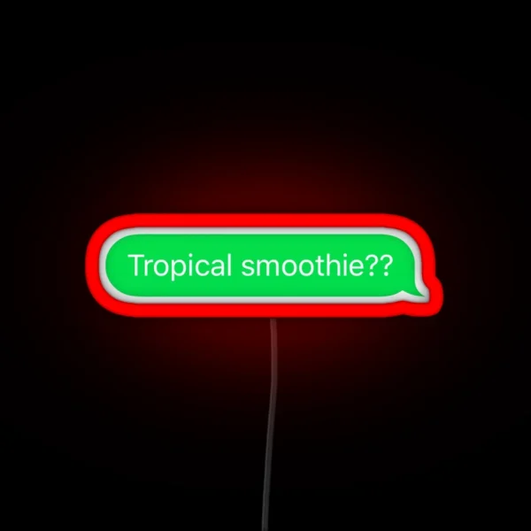 Tropical Smoothie RGB Neon Sign