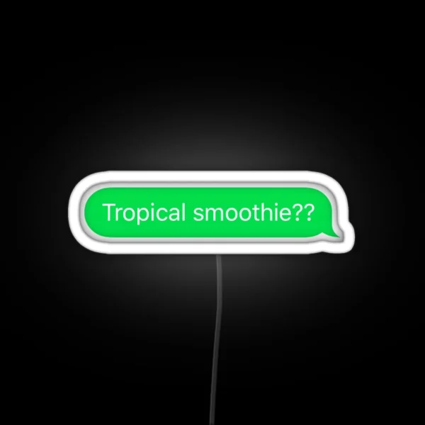 Tropical Smoothie RGB Neon Sign