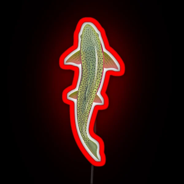 Trout From Above RGB Neon Sign