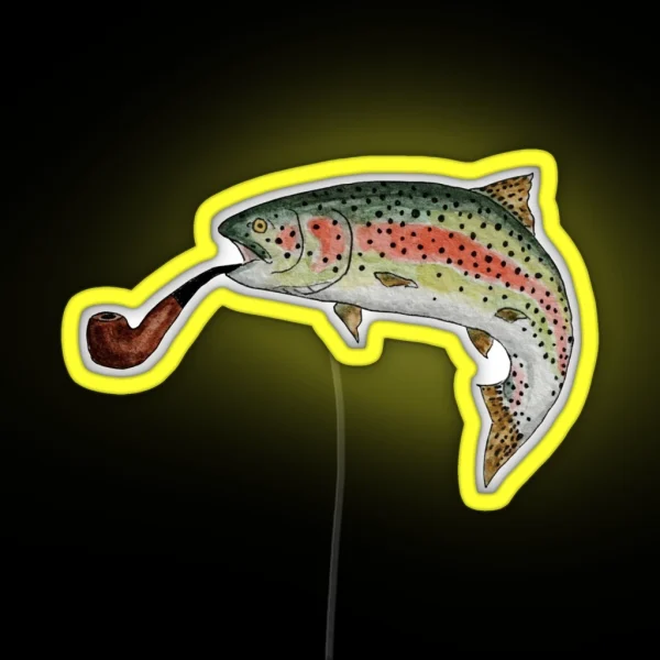 Trout Pipe RGB Neon Sign