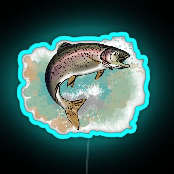Trout RGB Neon Sign
