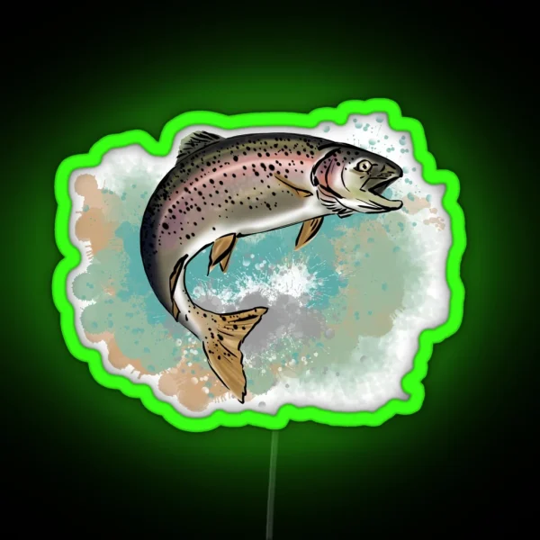Trout RGB Neon Sign