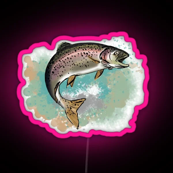 Trout RGB Neon Sign