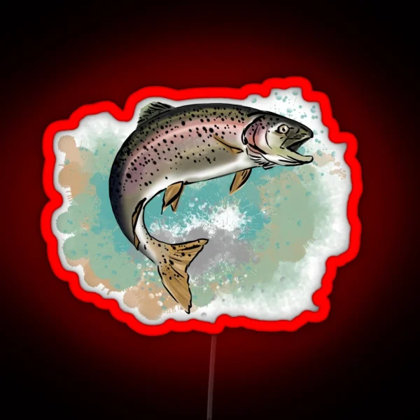 Trout RGB Neon Sign