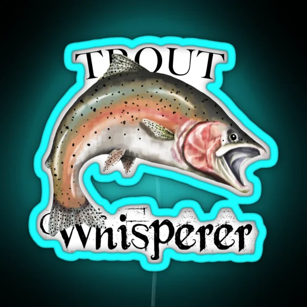 Trout Whisperer RGB Neon Sign