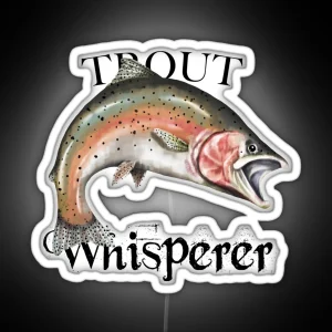 Trout Whisperer RGB Neon Sign