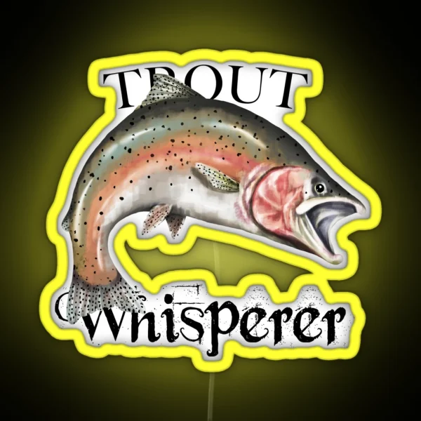 Trout Whisperer RGB Neon Sign