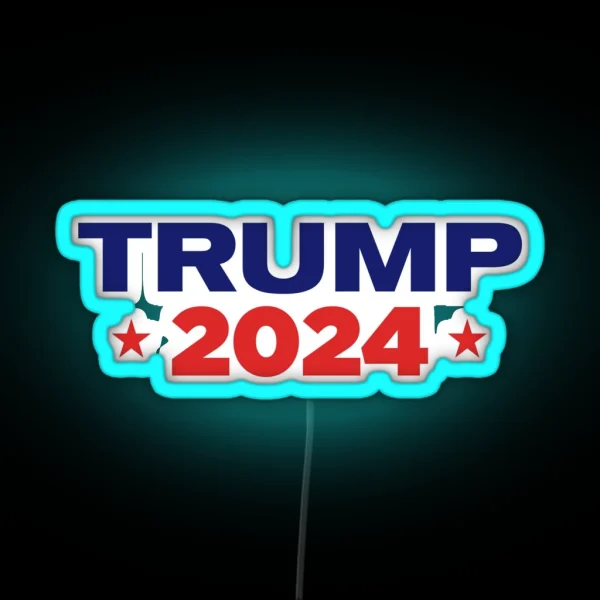 Trump 2024 RGB Neon Sign